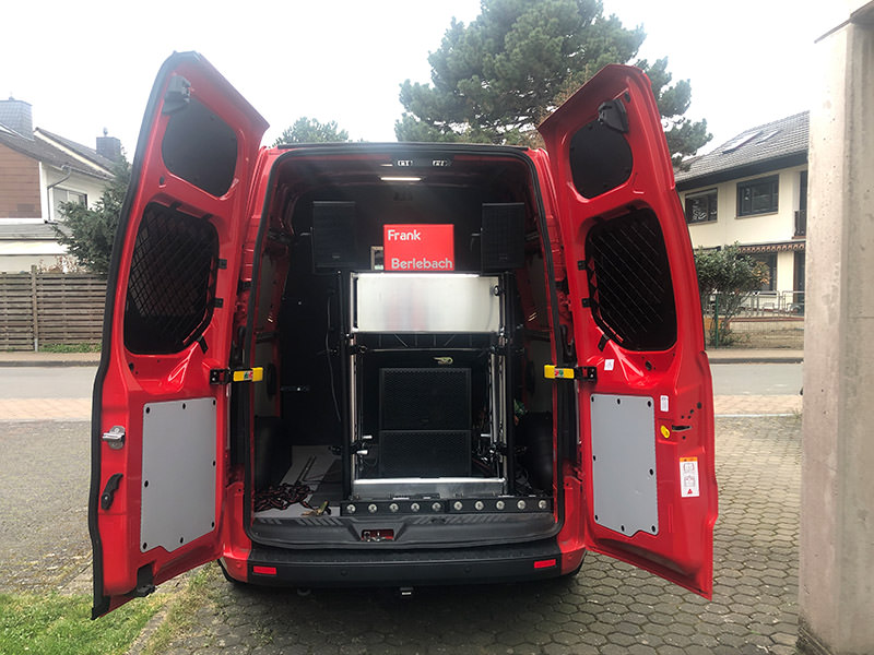 Mobiler DJ-Arbeitsplatz von Frank Berlebach